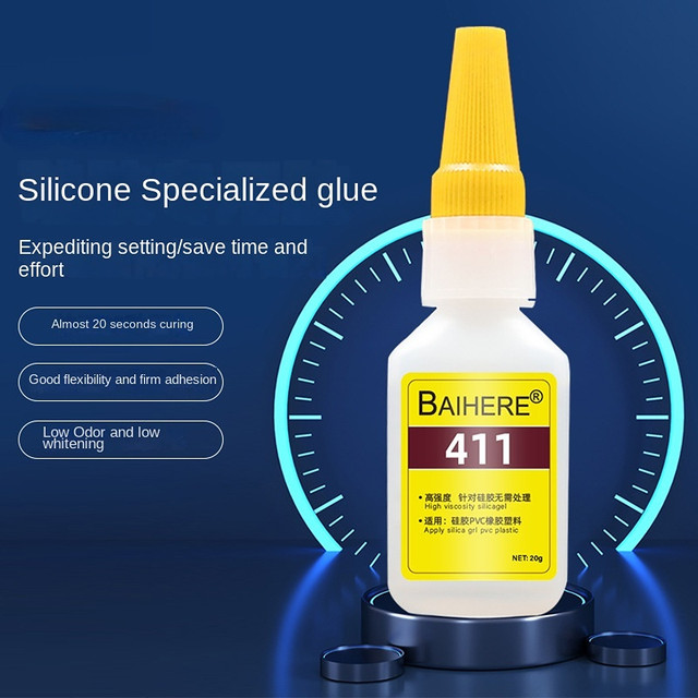 PVC glue no treatment sticky silicone quick drying glue TPU rubber